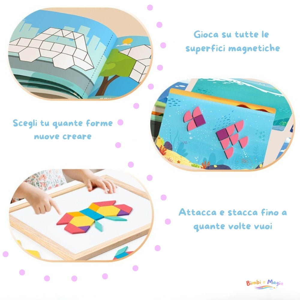Incastri Magici™️ - Puzzle Magnetici Educativi