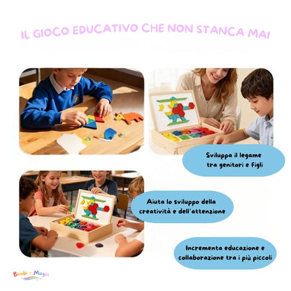 Incastri Magici™️ - Puzzle Magnetici Educativi
