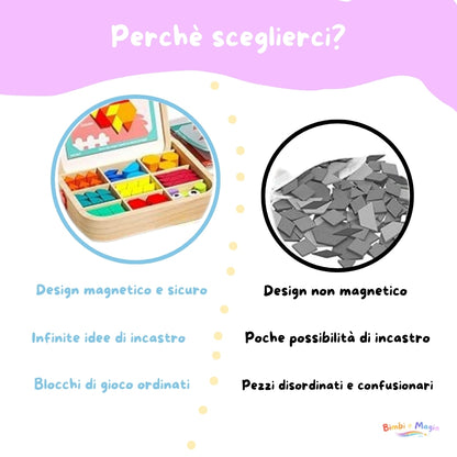 Incastri Magici™️ - Puzzle Magnetici Educativi