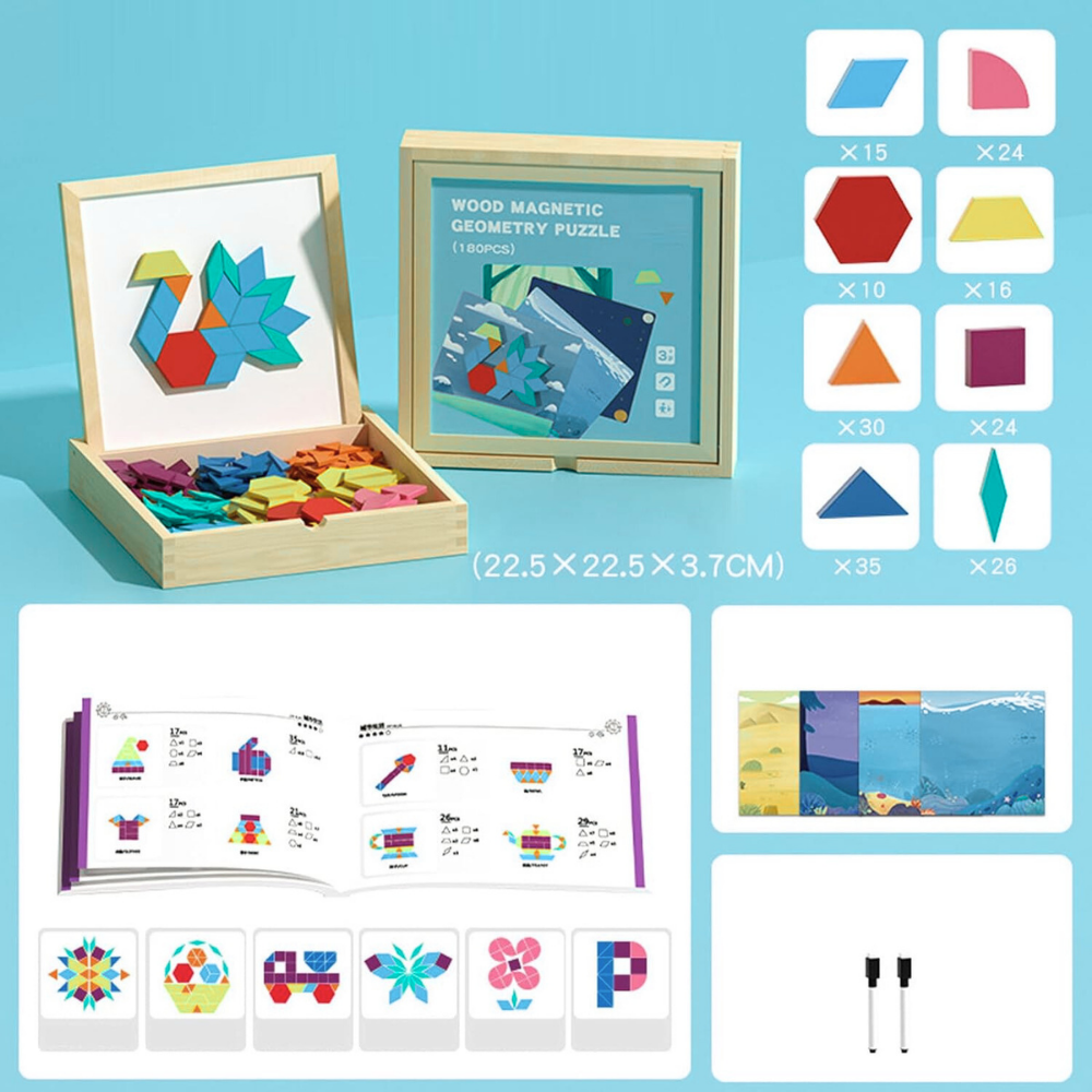 Incastri Magici™️ - Puzzle Magnetici Educativi
